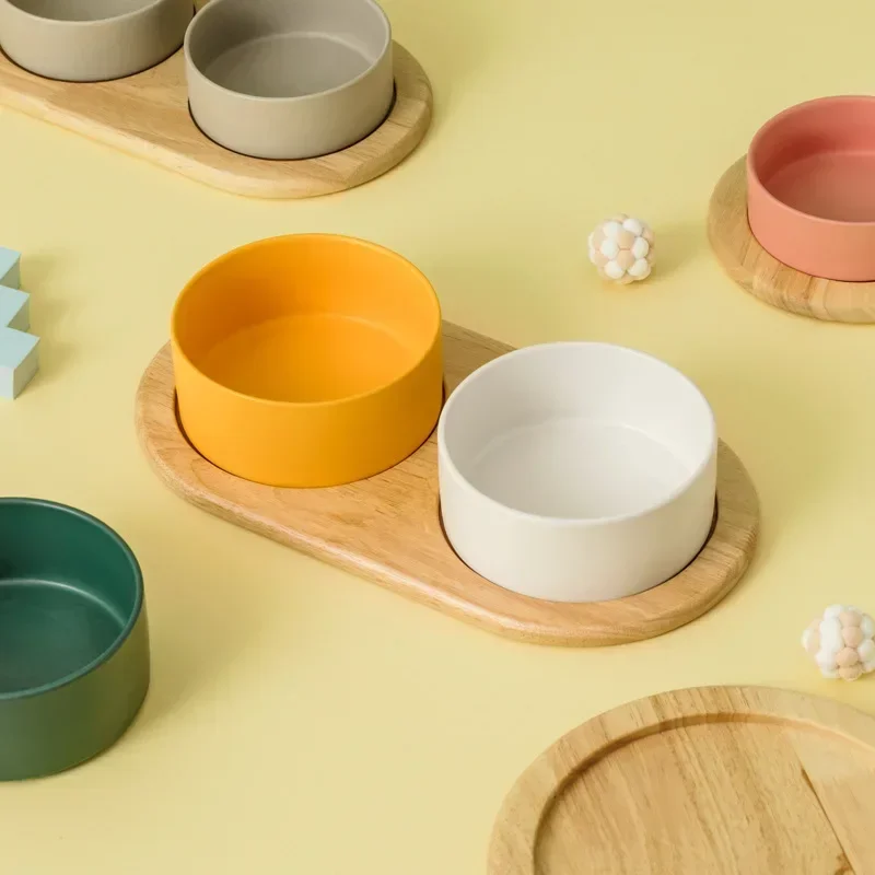400/850ml Cat Large Capacity Bowl Small Dogs Food Water Bowls with Wood Stand Pet Elevated Feeding Feeder Puppy Kitten Supplies
400/850ml Cat Large Capacity Bowl Small Dogs Food Water Bowls with Wood Stand Pet Elevated Feeding Feeder Puppy Kitten Supplies