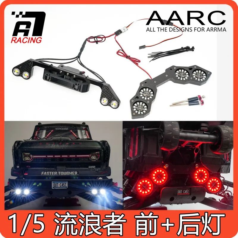 For ARRMA 1/5 OUTCAST EXB LED Light Kit Front 2W Spotlights & Rear Tail Lights for RC Monster Truck Upgrade Accessories
For ARRMA 1/5 OUTCAST EXB LED Light Kit Front 2W Spotlights & Rear Tail Lights for RC Monster Truck Upgrade Accessories