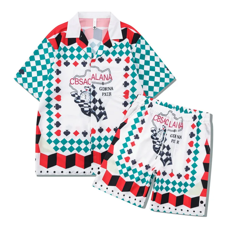 Summer vintage digital print peach heart Europe and the United States casual street short-sleeved shirt loose fashion suit men
Summer vintage digital print peach heart Europe and the United States casual street short-sleeved shirt loose fashion suit men