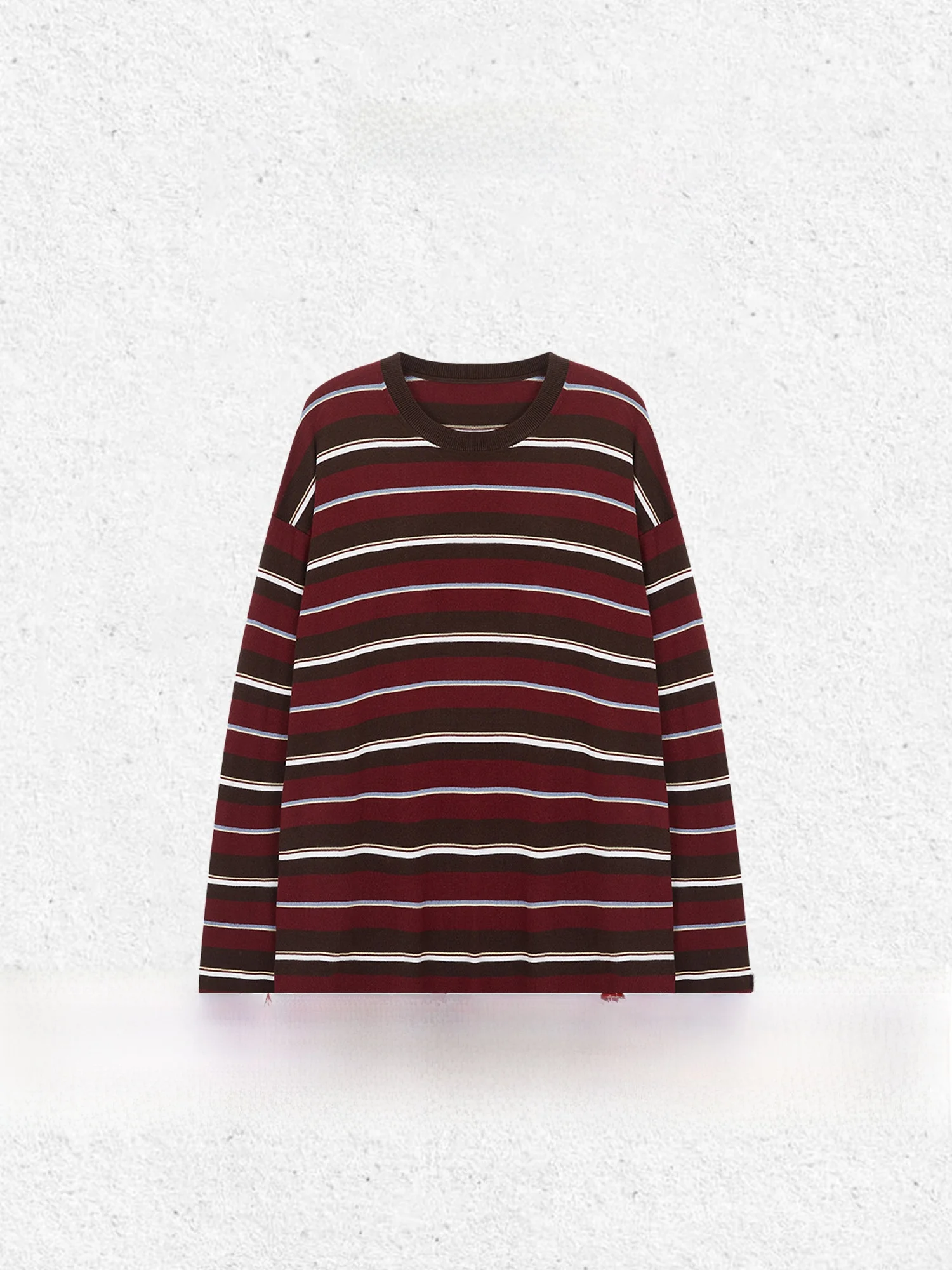 LUMIEN round Ne Long Sve Silk Stripe T-irt Women's Loose Sle Knitted Sweater Autumn New Arrival Casual Comfortable
LUMIEN round Ne Long Sve Silk Stripe T-irt Women's Loose Sle Knitted Sweater Autumn New Arrival Casual Comfortable