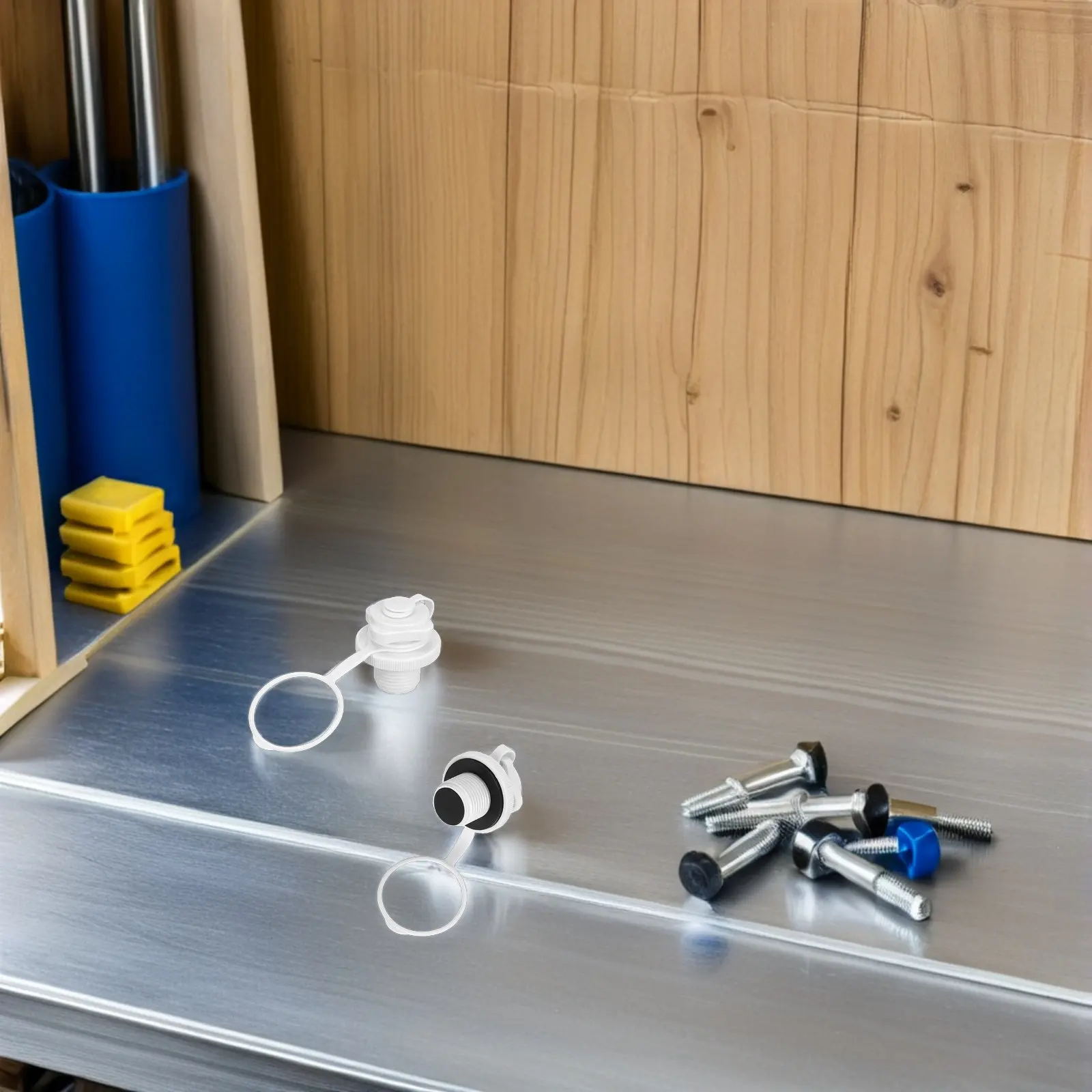 Набор из 3 спиральных воздушных заглушек с резьбой 22 мм для надувных лодок, байдарок, ПВХ матрасов, бассейнов, резиновых лодок
Набор из 3 спиральных воздушных заглушек с резьбой 22 мм для надувных лодок, байдарок, ПВХ матрасов, бассейнов, резиновых лодок