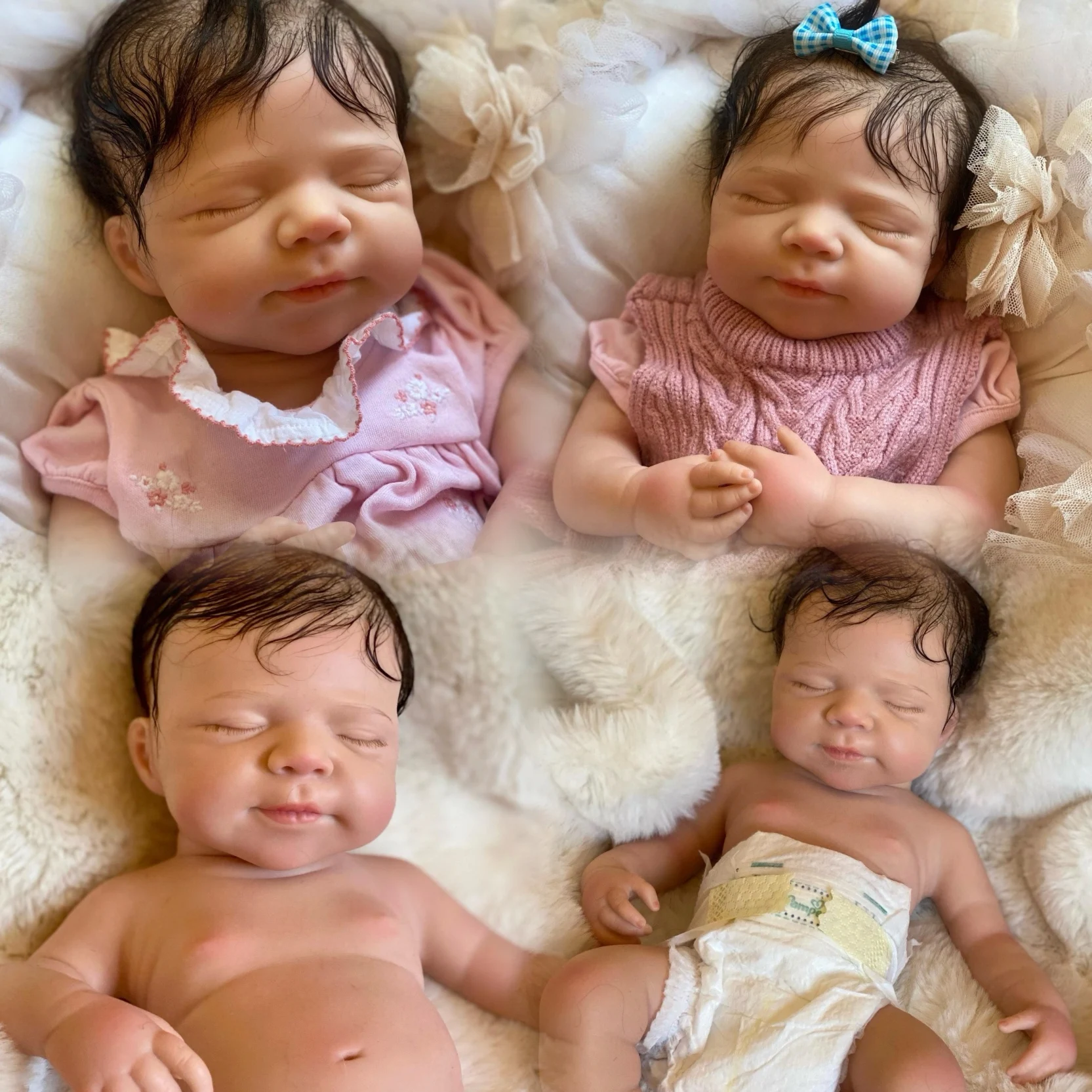 18-дюймовая реалистичная силиконовая кукла реборн с открытым ртом Pascale Bebe для новорожденных девочек, с укорененными волосами Boneca Reborn Corpo De Silicone
18-дюймовая реалистичная силиконовая кукла реборн с открытым ртом Pascale Bebe для новорожденных девочек, с укорененными волосами Boneca Reborn Corpo De Silicone