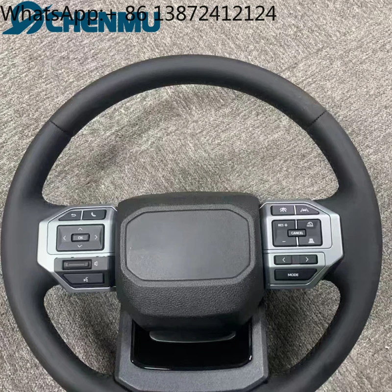 Factory Outlet Upgrade Full Leather Car Steering Wheel for Toyota Land Cruiser Prado LC250 LC200 Hilux Fortuner
Factory Outlet Upgrade Full Leather Car Steering Wheel for Toyota Land Cruiser Prado LC250 LC200 Hilux Fortuner