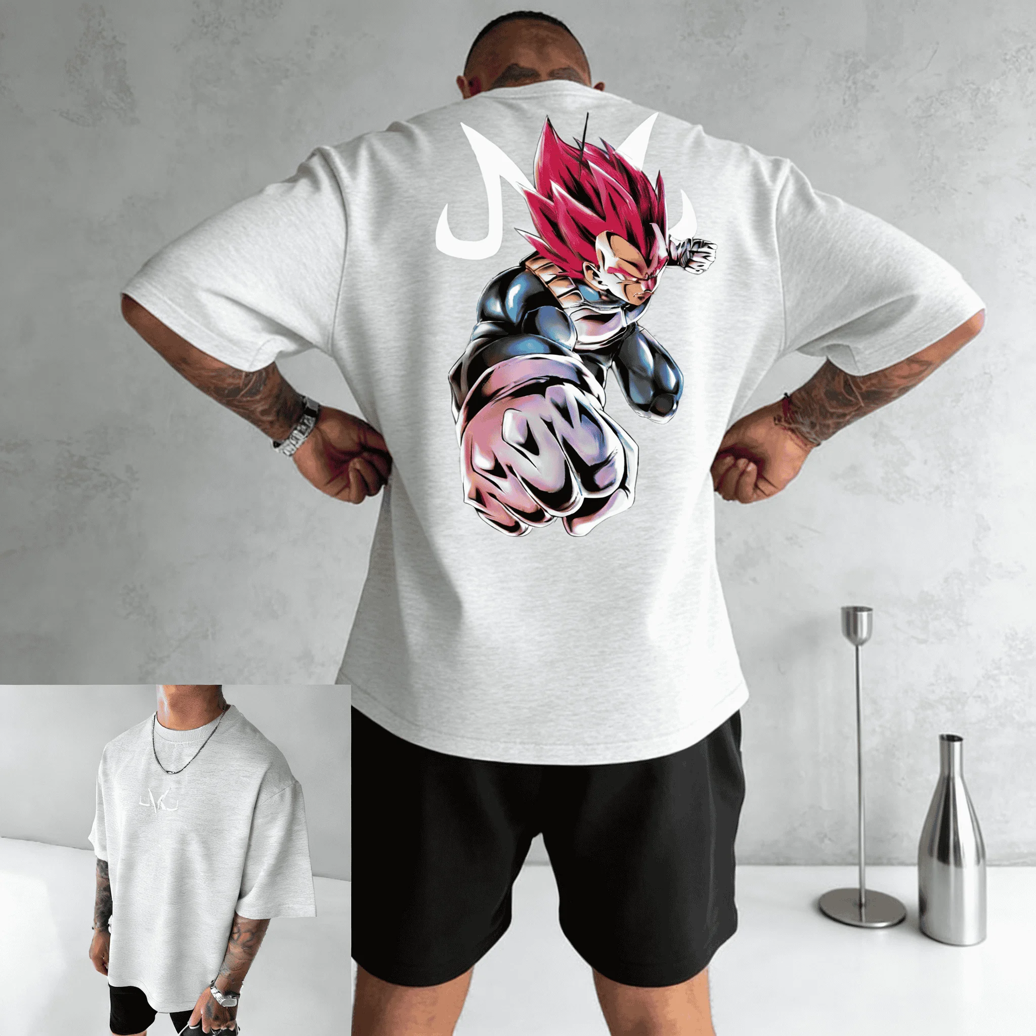 Футболка унисекс из хлопка Dragon Ball, новинка 2026 года, коллаборация с аниме Vegeta, Harajuku, большие размеры, модный свободный повседневный топ для родителей и детей
Футболка унисекс из хлопка Dragon Ball, новинка 2026 года, коллаборация с аниме Vegeta, Harajuku, большие размеры, модный свободный повседневный топ для родителей и детей