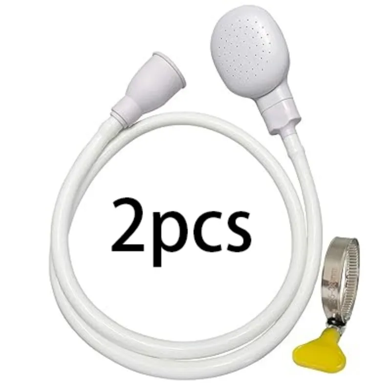 2Pcs Portable Tap Shower Set Handheld Shower Head with Clip for Pet Baby Washing Sink Rinsing
2Pcs Portable Tap Shower Set Handheld Shower Head with Clip for Pet Baby Washing Sink Rinsing