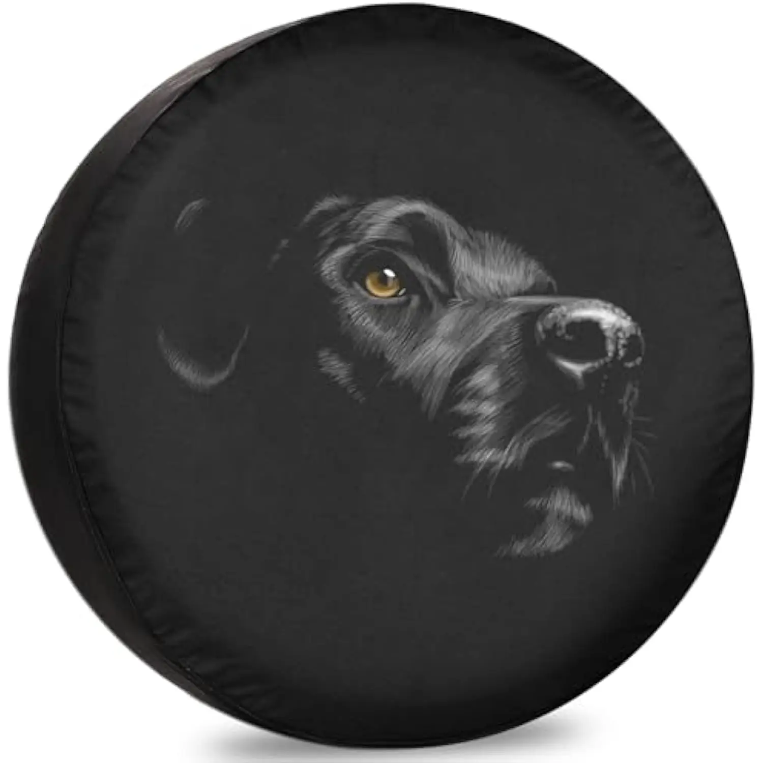 Black Labrador Portrait Tire Cover Durable Vinyl Protector for Trailer RV SUV Truck Camper Spare Wheel
Black Labrador Portrait Tire Cover Durable Vinyl Protector for Trailer RV SUV Truck Camper Spare Wheel