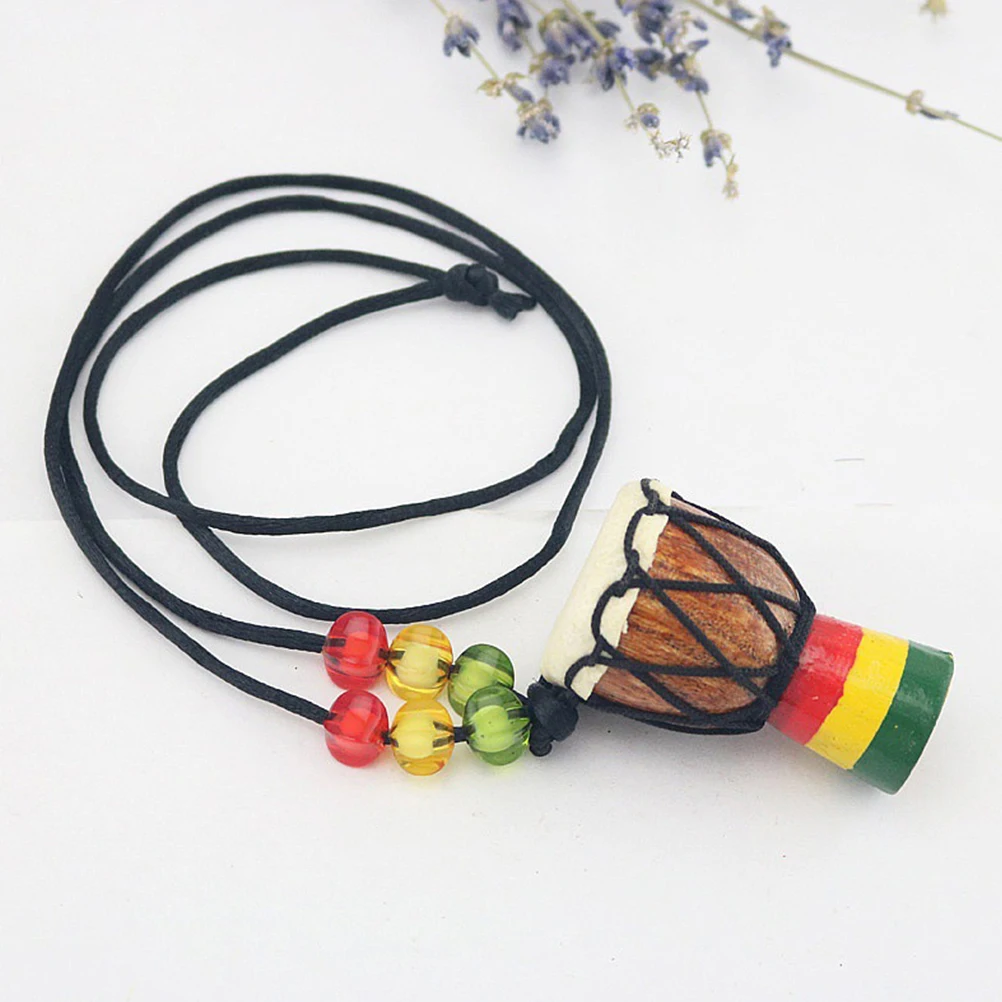 3Pcs Wooden Classic Drummer Necklace Mini Djembe Percussion Neck Pendant African Hand Drum Gift Neck Jewelry ( Color)
3Pcs Wooden Classic Drummer Necklace Mini Djembe Percussion Neck Pendant African Hand Drum Gift Neck Jewelry ( Color)