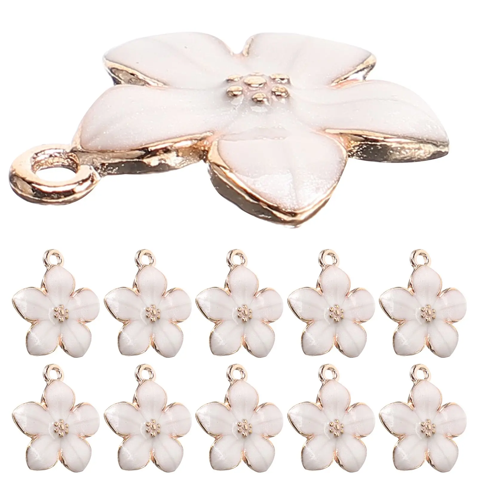50pcs Sakura Flower Pendant DIY Jewelry Supplies Lightweight Alloy Charms for Handcraft Making Ornaments Cherry Blossom Necklace
50pcs Sakura Flower Pendant DIY Jewelry Supplies Lightweight Alloy Charms for Handcraft Making Ornaments Cherry Blossom Necklace