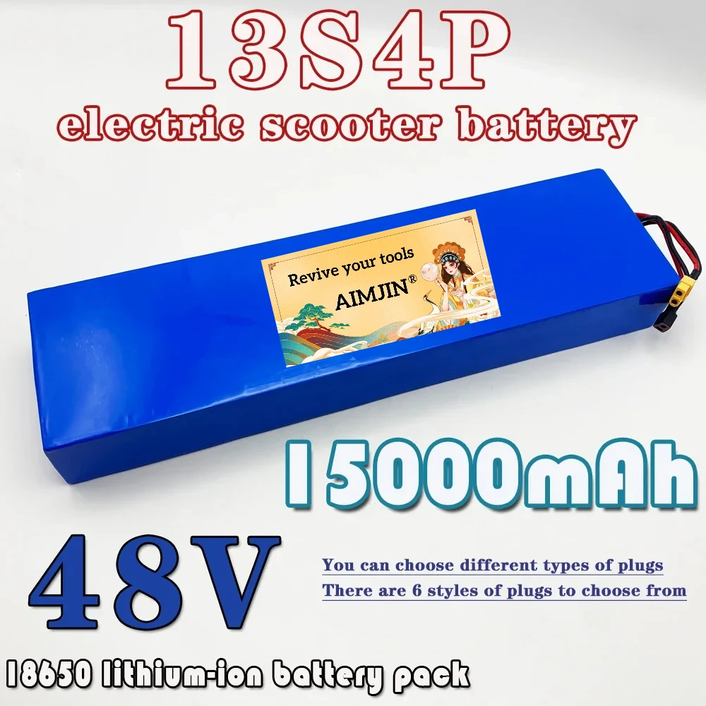 Original 48V lithium-ion battery 48V 15Ah 2000W 13S4P lithium-ion battery pack for 54.6V CitycocoBMS electric scooters
Original 48V lithium-ion battery 48V 15Ah 2000W 13S4P lithium-ion battery pack for 54.6V CitycocoBMS electric scooters