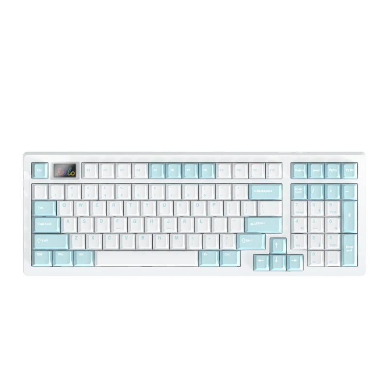 Механическая клавиатура A98master98pro. Прокладка с беспроводной трехрежимной настройкой, возможностью горячей замены.
Механическая клавиатура A98master98pro. Прокладка с беспроводной трехрежимной настройкой, возможностью горячей замены.