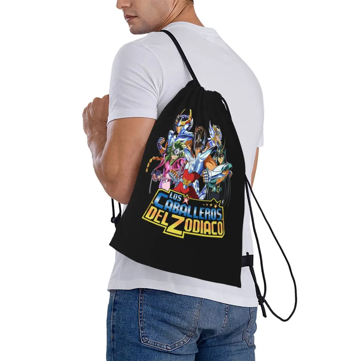Knights Of The Zodiac Saint Seiya Backpacks Multi-function Drawstring Bags Sports Bag Book Bags for Travel Students
Knights Of The Zodiac Saint Seiya Backpacks Multi-function Drawstring Bags Sports Bag Book Bags for Travel Students