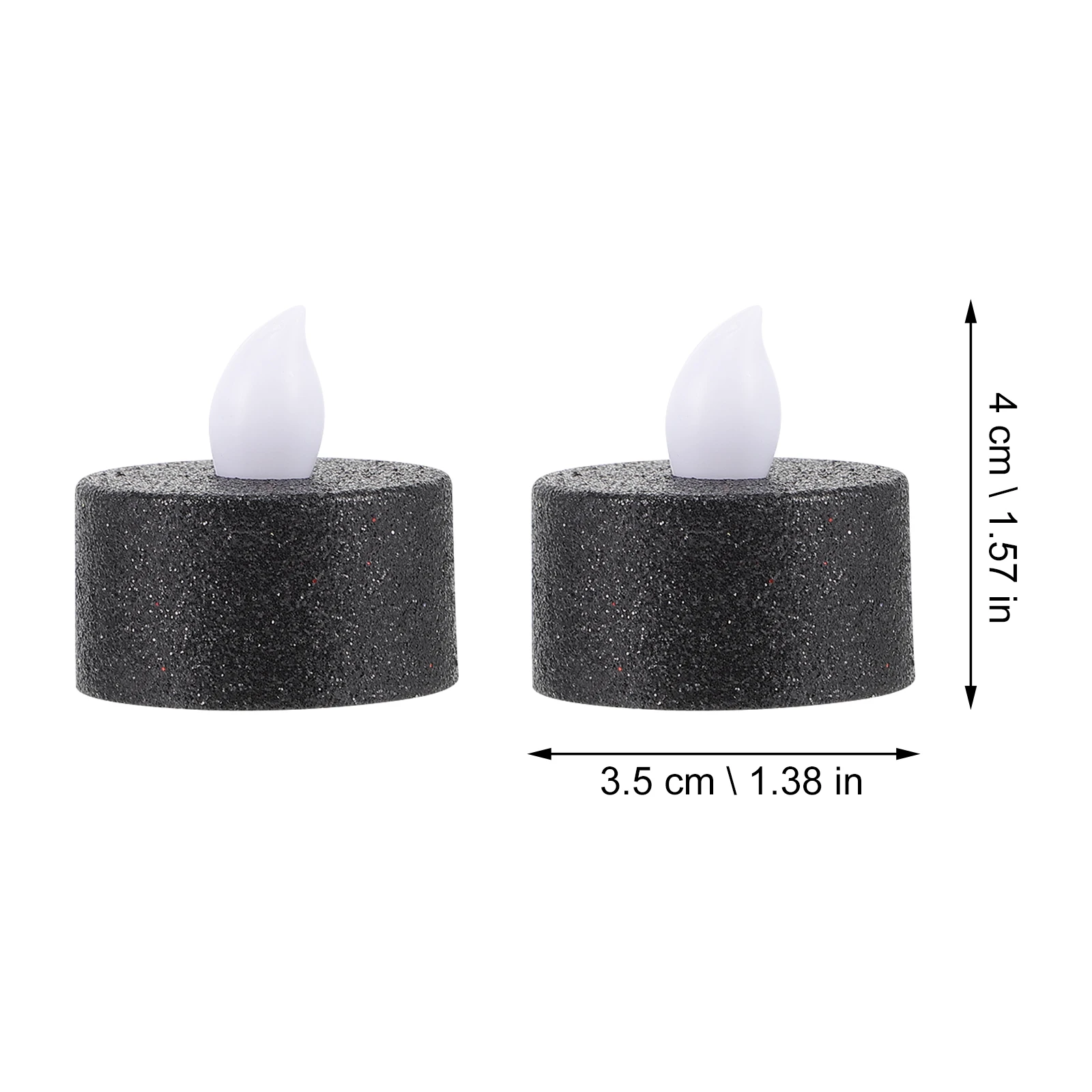 12pcs LED Wax Candles Black Powder White Core Tealight Fake Flameless Operated Lights Warm Yellow Light
12pcs LED Wax Candles Black Powder White Core Tealight Fake Flameless Operated Lights Warm Yellow Light
