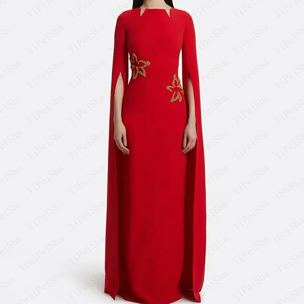 Customized Straight Prom Dresses Floor-Length O-Neck Full Sleeve Evening Gown Fashion Sequined Simple Draped Casual Party Gown
Customized Straight Prom Dresses Floor-Length O-Neck Full Sleeve Evening Gown Fashion Sequined Simple Draped Casual Party Gown