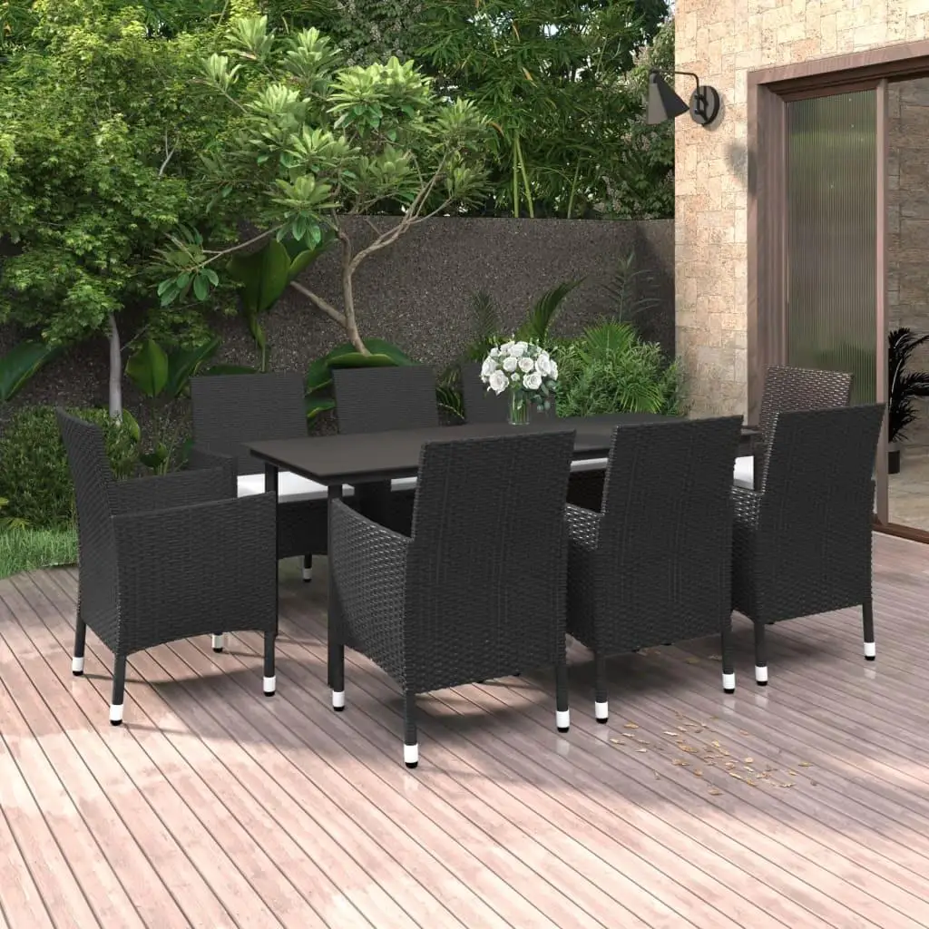 Large Black PE Rattan Outdoor Dining Set Comfortable Seating Stylish Durable Design For Patios Backyards
Large Black PE Rattan Outdoor Dining Set Comfortable Seating Stylish Durable Design For Patios Backyards