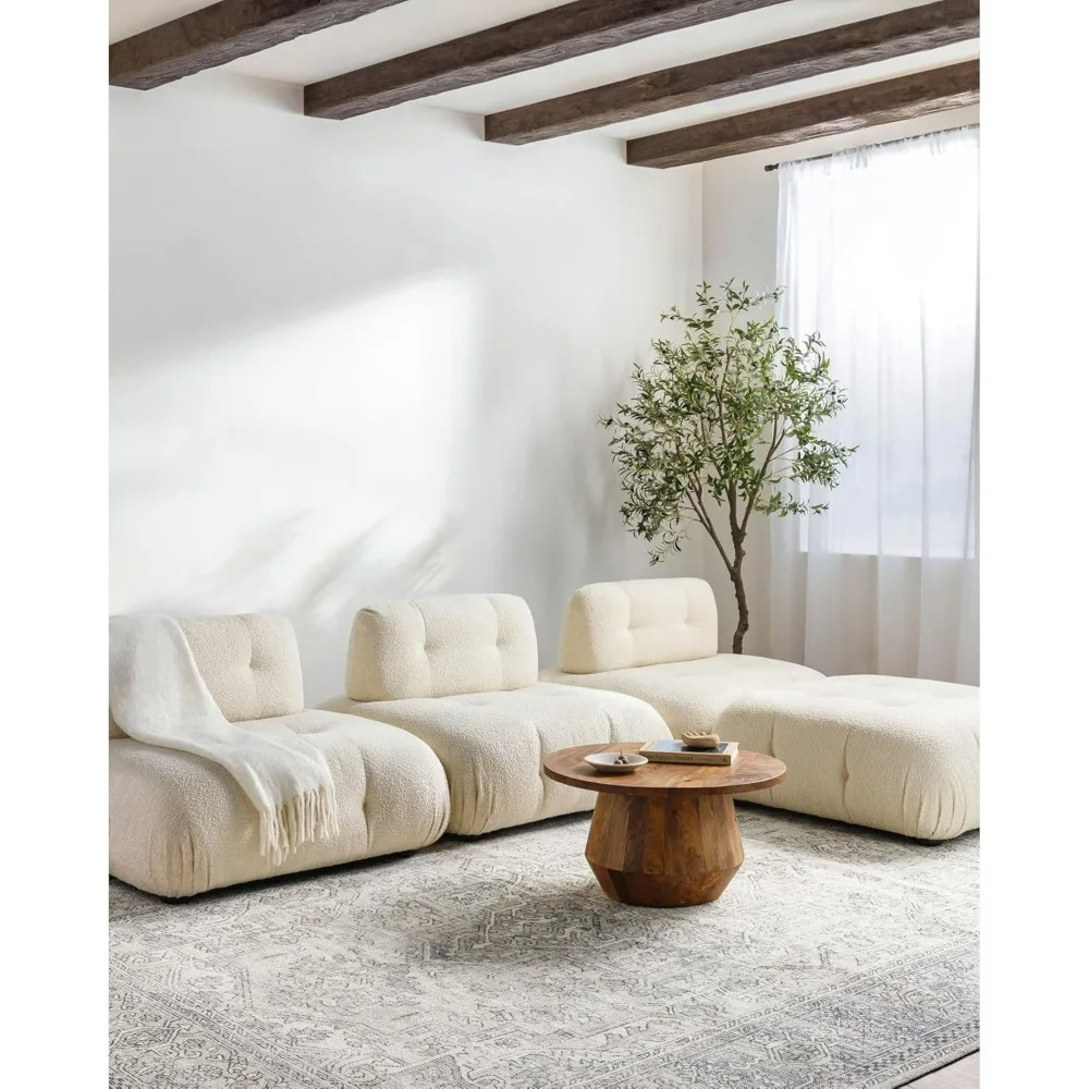 Carpet, 2'7 "x 7'3" light gray woven carpet, polyester fiber durable and easy to clean living room carpet
Carpet, 2'7 "x 7'3" light gray woven carpet, polyester fiber durable and easy to clean living room carpet
