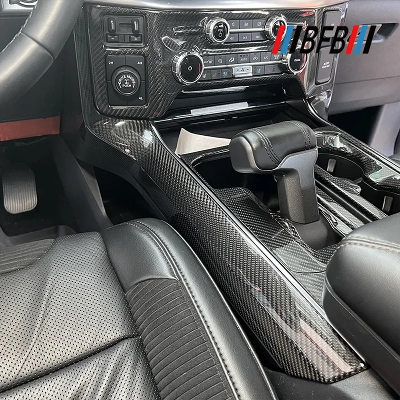For Ford Raptor F150 Real Dry Carbon Fiber Central Control Gear Sides Trim Interior Decoration Modification Accessories 22-26
For Ford Raptor F150 Real Dry Carbon Fiber Central Control Gear Sides Trim Interior Decoration Modification Accessories 22-26