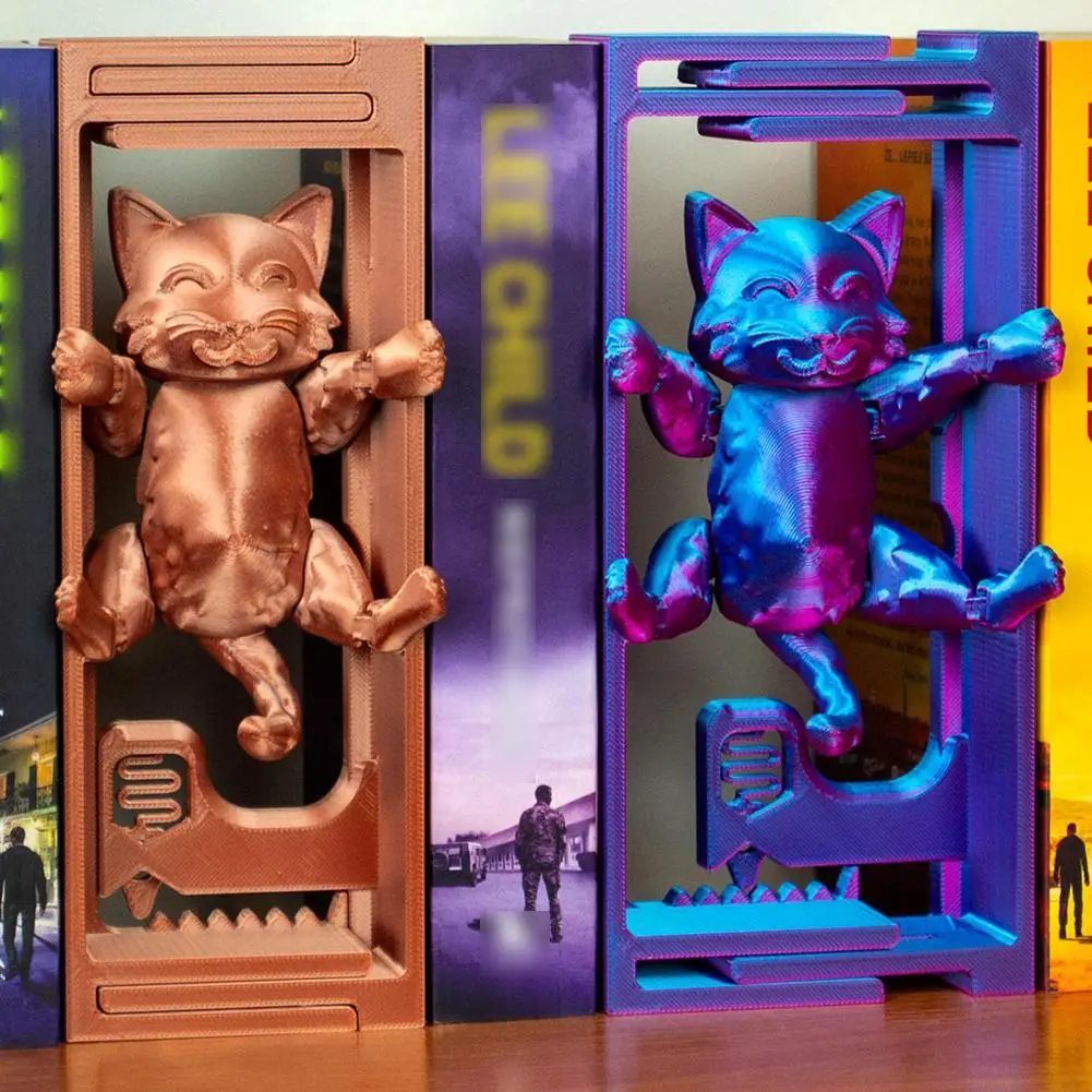 Креативная 3D подвесная Закладка в виде кошки, украшение, регулируемый телескопический дизайн, который заставляет людей влюбиться в чтение, кошка-книжка
Креативная 3D подвесная Закладка в виде кошки, украшение, регулируемый телескопический дизайн, который заставляет людей влюбиться в чтение, кошка-книжка