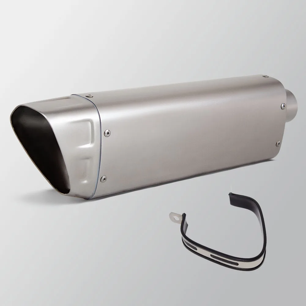 51mm interface Universal motorcycle exhaust muffler sports racing tailpipe For CRF1100L NSS750 XMAX 400 MT-09 990 Duke RS660 R1M
51mm interface Universal motorcycle exhaust muffler sports racing tailpipe For CRF1100L NSS750 XMAX 400 MT-09 990 Duke RS660 R1M