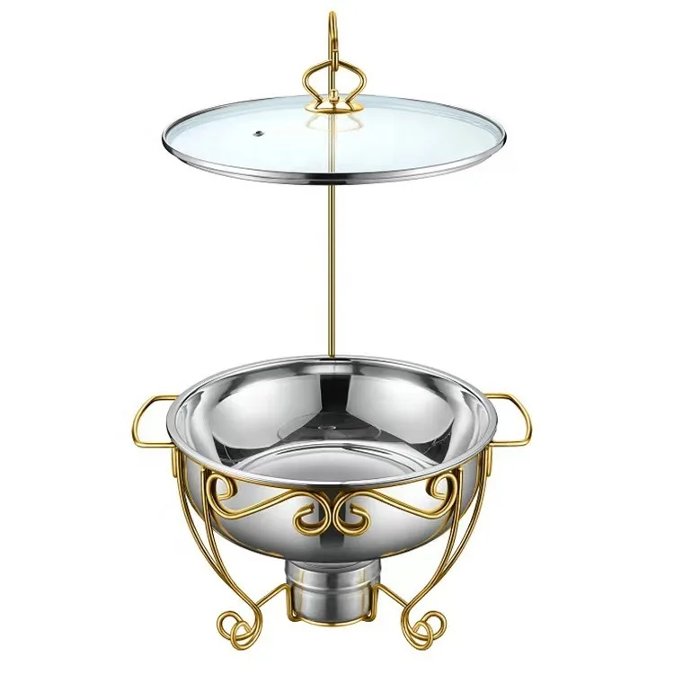 Cross-border Supply Stainless Steel Gold Round Buffet Furnace Hotel Insulation Furnace Restaurant Food Heater Alcohol Furnace
Cross-border Supply Stainless Steel Gold Round Buffet Furnace Hotel Insulation Furnace Restaurant Food Heater Alcohol Furnace