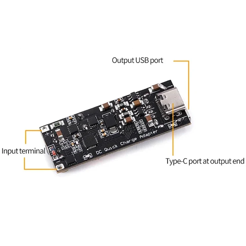 QC4.0 QC3.0 USB Type-C Mobile Phone Quick Charge Adapter 6 -35V Step Down Buck Boost Module for Huawe SCP/FCP Appl PD Qualcomm
QC4.0 QC3.0 USB Type-C Mobile Phone Quick Charge Adapter 6 -35V Step Down Buck Boost Module for Huawe SCP/FCP Appl PD Qualcomm