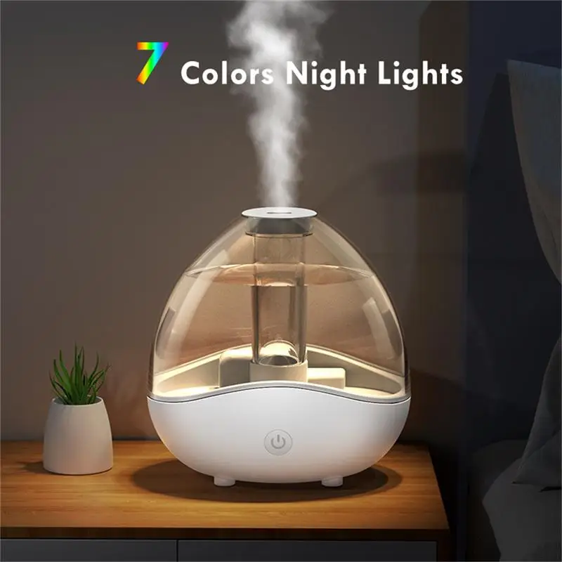 Hogar 1500ML/50.73oz Air Humidifiers Large Capacity 360 Rotation Nozzle,Auto-Shut Off, USB Humidifier With 7-Colors Night Lights
Hogar 1500ML/50.73oz Air Humidifiers Large Capacity 360 Rotation Nozzle,Auto-Shut Off, USB Humidifier With 7-Colors Night Lights