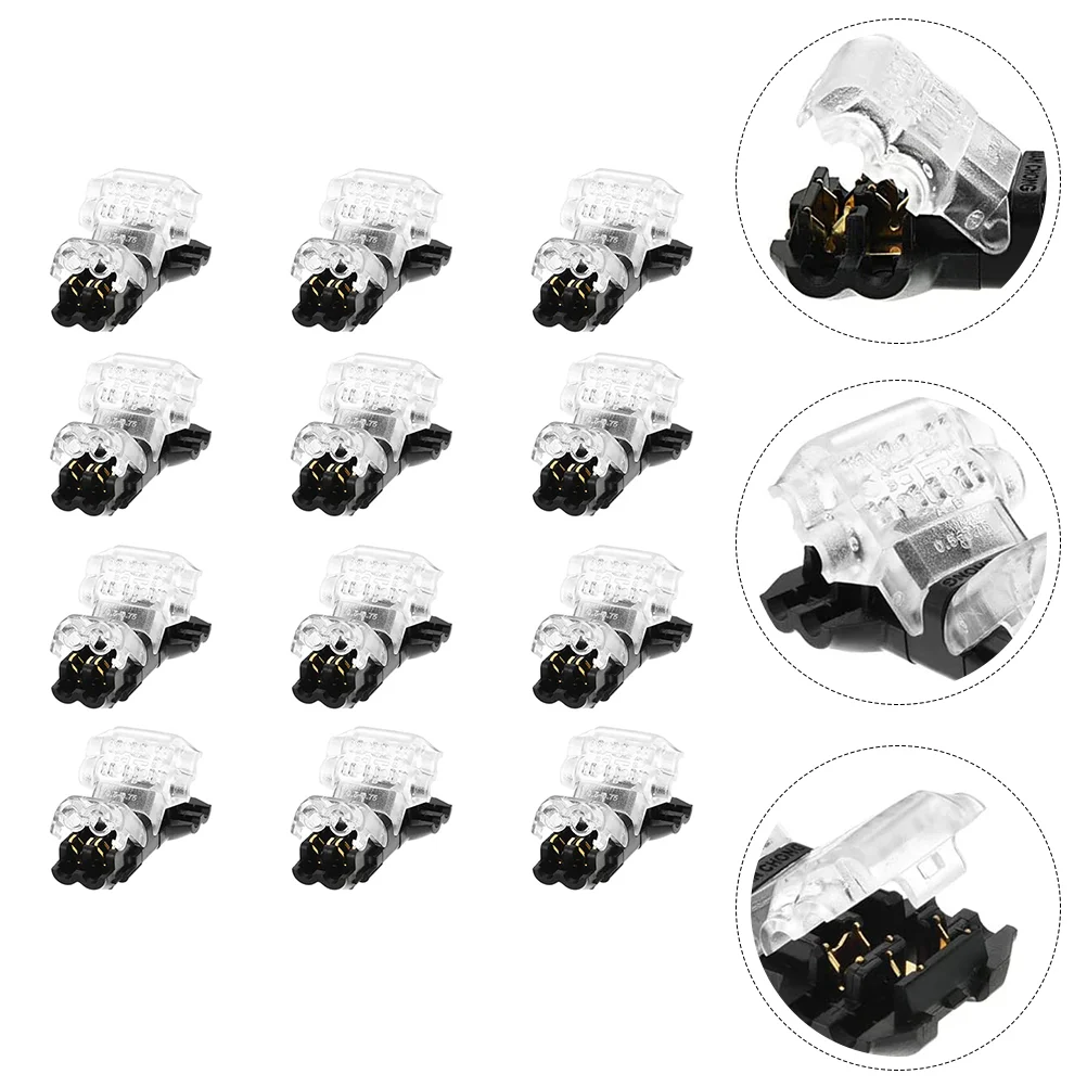 12 Pcs Two Way Wire Connectors 2 Pin Plugs Flame Retardant Water Resistant Anti Dust Fireproof Storage Box Included No Wire
12 Pcs Two Way Wire Connectors 2 Pin Plugs Flame Retardant Water Resistant Anti Dust Fireproof Storage Box Included No Wire