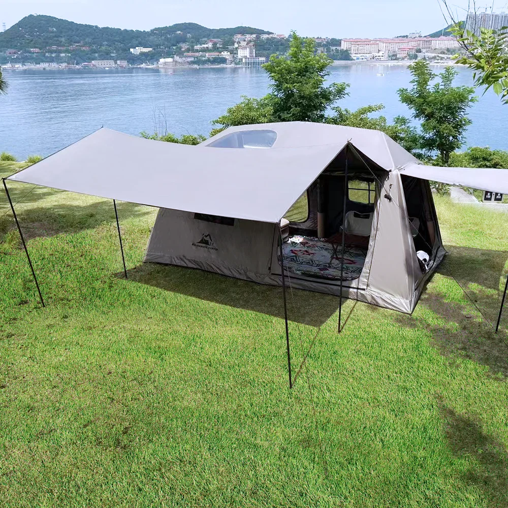 Airo Factory Customized Luxury Large Dome Single Layer Waterproof Oxford Fabric Family Camping Tents Outdoor Folding Adventures
Airo Factory Customized Luxury Large Dome Single Layer Waterproof Oxford Fabric Family Camping Tents Outdoor Folding Adventures