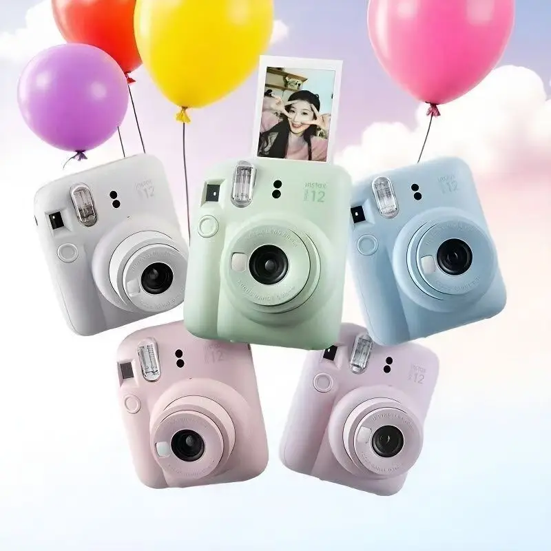 Original Instax Mini 12 Fujifilm Camera Pink / Blue / Mint / White / Purple +20 Sheets Instax Mini Film + Album + PU Leather Bag
Original Instax Mini 12 Fujifilm Camera Pink / Blue / Mint / White / Purple +20 Sheets Instax Mini Film + Album + PU Leather Bag