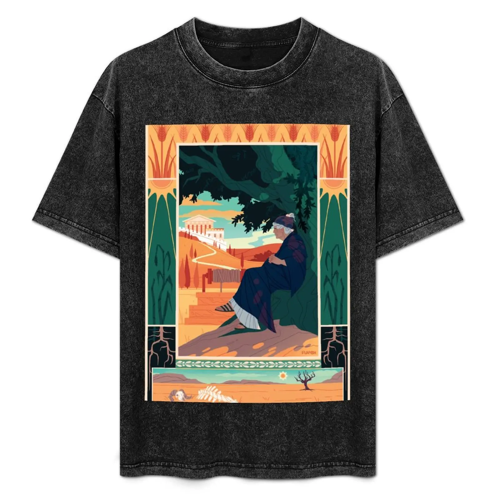 Demeter at Eleusis T-Shirt All Match Print Short Sleeve Top
Demeter at Eleusis T-Shirt All Match Print Short Sleeve Top