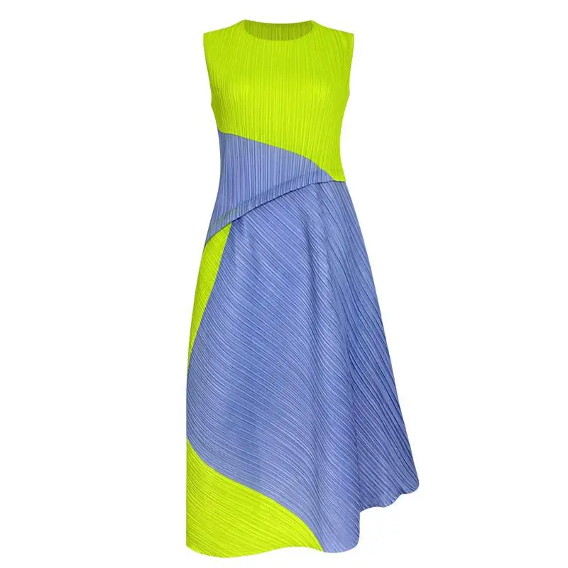 Summer 2025 round Ne Svel Pleated Dr Color Blo High Waist Asymmetrical Long Dr Women Casual Sle Regular Sle...
Summer 2025 round Ne Svel Pleated Dr Color Blo High Waist Asymmetrical Long Dr Women Casual Sle Regular Sle...
