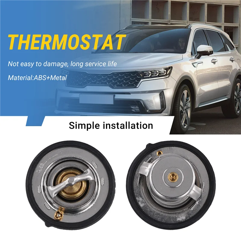 Car Coolant Thermostat 25500-2GGA0 For Hyundai Sonata Tucson Kia Optima 2.4 2015-2020
Car Coolant Thermostat 25500-2GGA0 For Hyundai Sonata Tucson Kia Optima 2.4 2015-2020