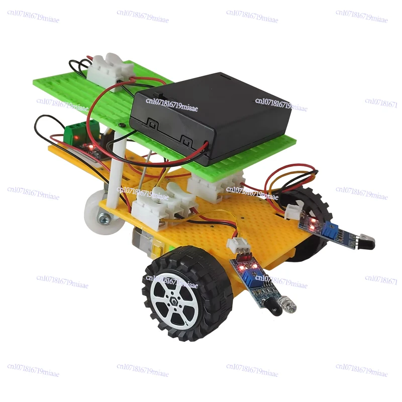 Difficult Technological Invention DIY Artificial Intelligence Infrared Left and Right Obstacle Avoidance Car No Programming
Difficult Technological Invention DIY Artificial Intelligence Infrared Left and Right Obstacle Avoidance Car No Programming