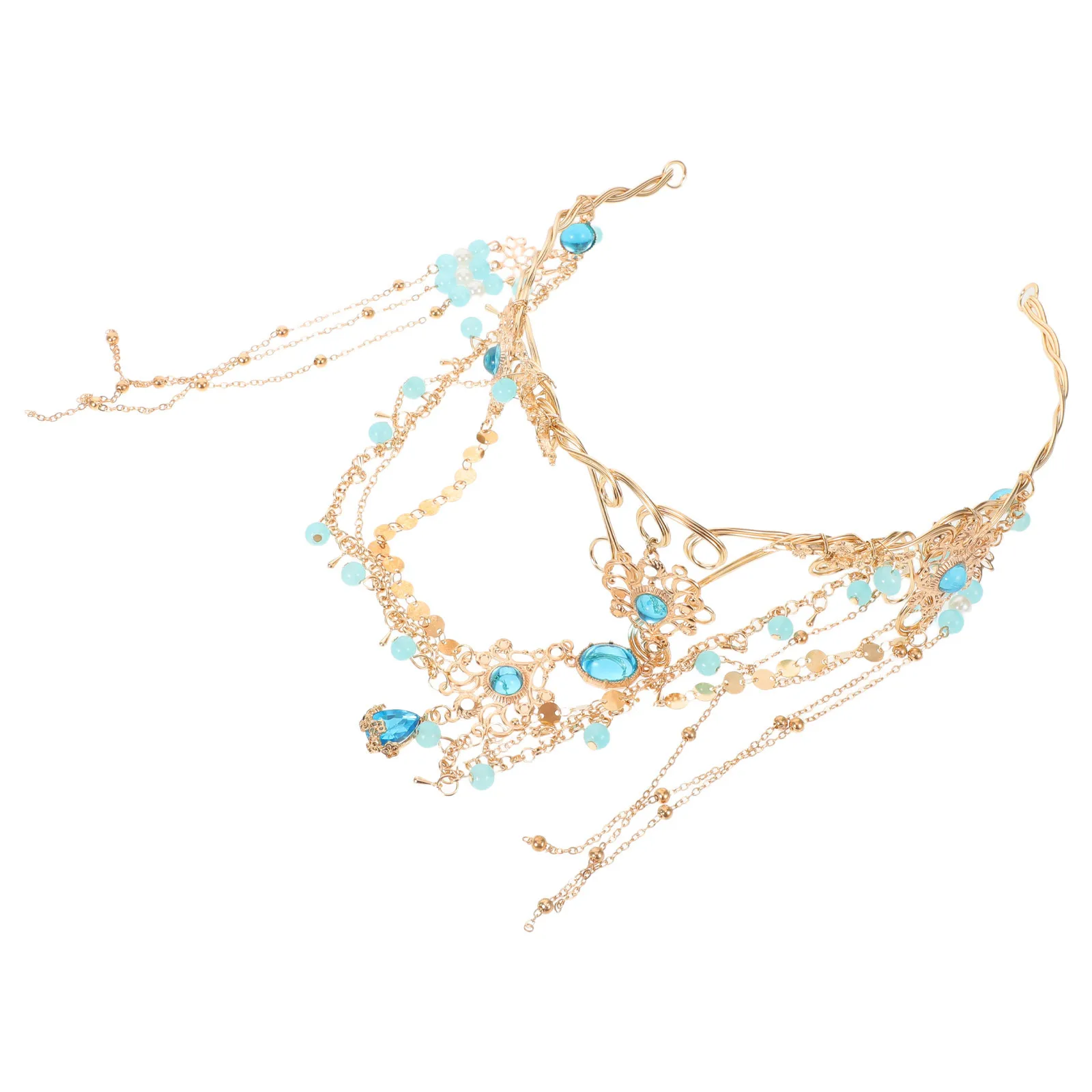 Ancient Chinese Style Tassel Forehead Chain Headband Rhinestone Pendant Bridal Wedding Headpiece Photography Stage Performance
Ancient Chinese Style Tassel Forehead Chain Headband Rhinestone Pendant Bridal Wedding Headpiece Photography Stage Performance