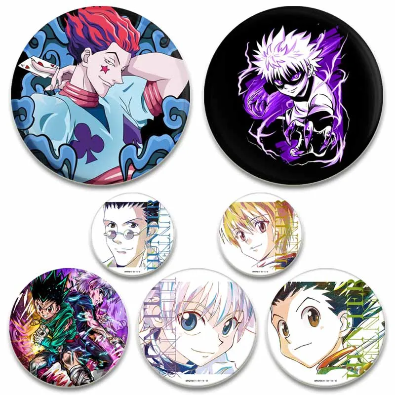 HUNTER × HUNTER on Soft Button Pin Cartoon Cosplay Badge Gift Funny Hat Collar Backpack Cute Lapel Pins Handmade Anime Brooch
HUNTER × HUNTER on Soft Button Pin Cartoon Cosplay Badge Gift Funny Hat Collar Backpack Cute Lapel Pins Handmade Anime Brooch