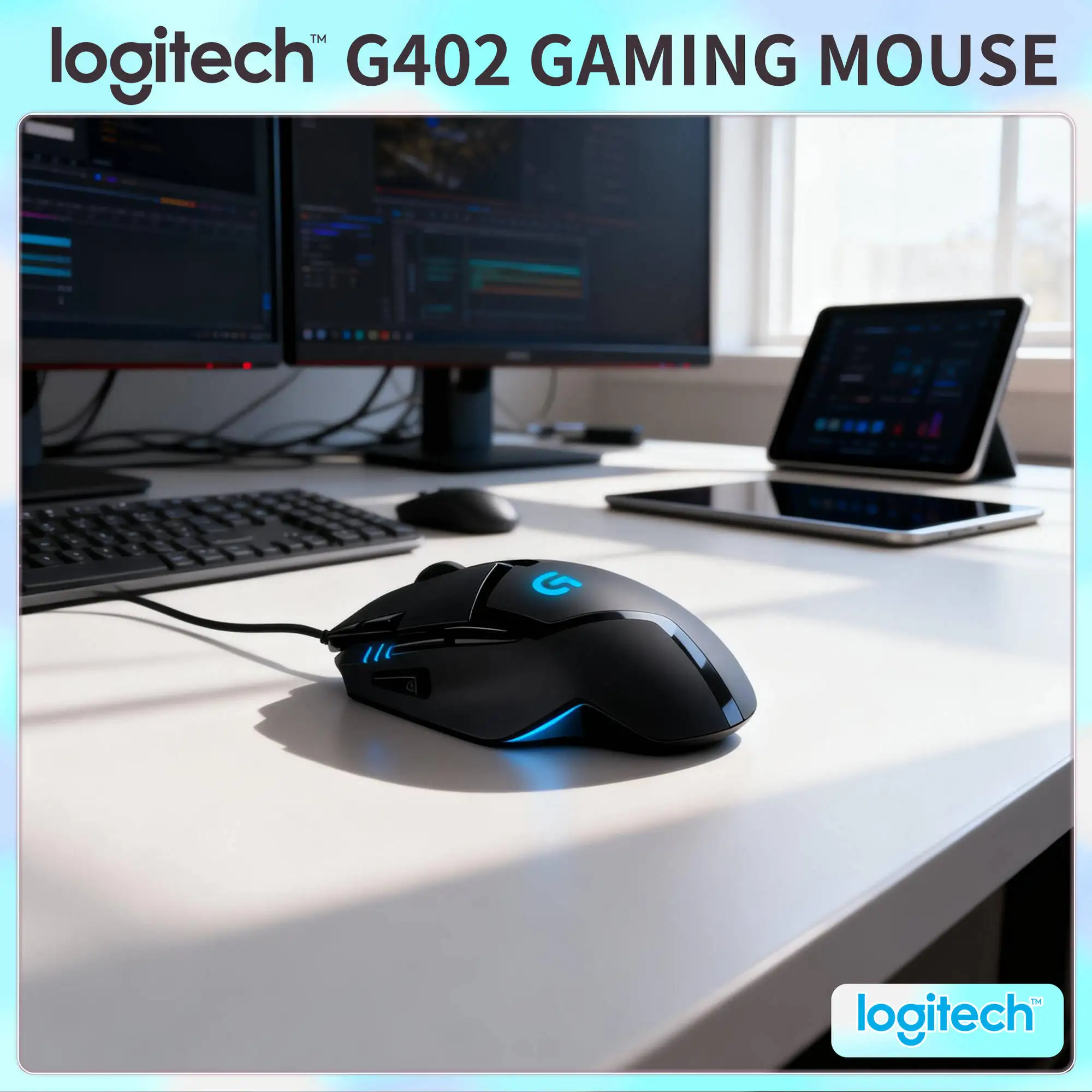 Проводная игровая мышь Logitech G402 Hyperion Fury, 8 программируемых кнопок, 4000 точек на дюйм, высокоскоростное отслеживание для геймеров
Проводная игровая мышь Logitech G402 Hyperion Fury, 8 программируемых кнопок, 4000 точек на дюйм, высокоскоростное отслеживание для геймеров