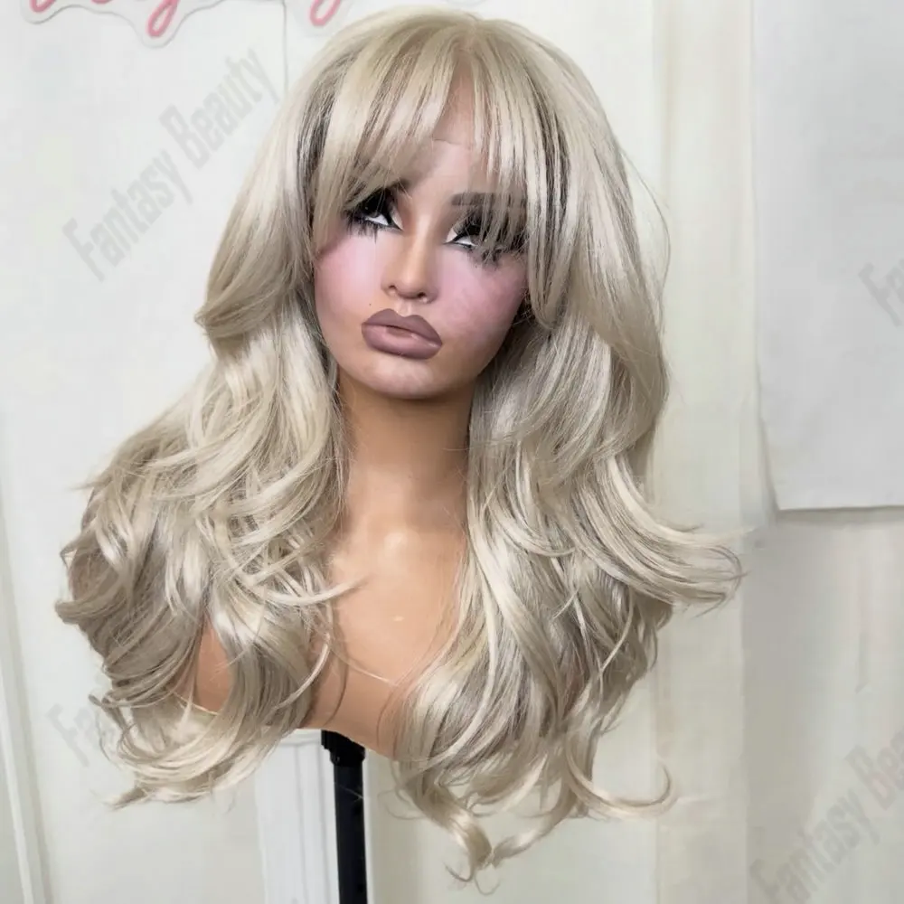 Ash Blonde Remy Peruvian 180Density Full Lace Wig Human Hair Water Wave for Women Glueless Pre Plucked 5x5 HD Lace Fringe Wigs
Ash Blonde Remy Peruvian 180Density Full Lace Wig Human Hair Water Wave for Women Glueless Pre Plucked 5x5 HD Lace Fringe Wigs