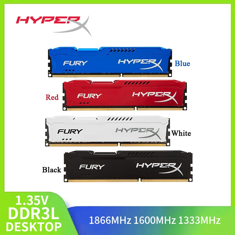 Hyperx DDR3L Memoria DDR3L 1.35V 1333MHz 1600MHz 1866MHz 8GB 4GB Desktop Memory PC3L-14900 12800 10600 240 Pin DIMM 1.35V RAM
Hyperx DDR3L Memoria DDR3L 1.35V 1333MHz 1600MHz 1866MHz 8GB 4GB Desktop Memory PC3L-14900 12800 10600 240 Pin DIMM 1.35V RAM