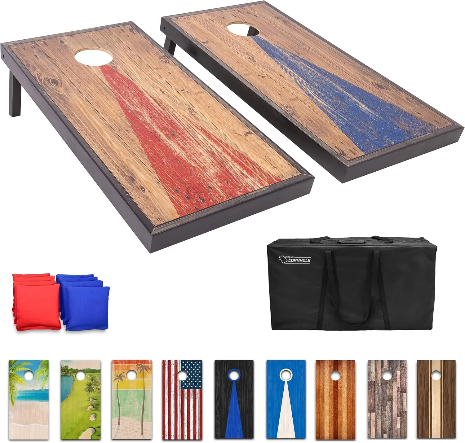 4x2 ft Regulation Size Wood Cornhole Boards - 10 Vintage Wood Designs (Choose Your Style)
4x2 ft Regulation Size Wood Cornhole Boards - 10 Vintage Wood Designs (Choose Your Style)