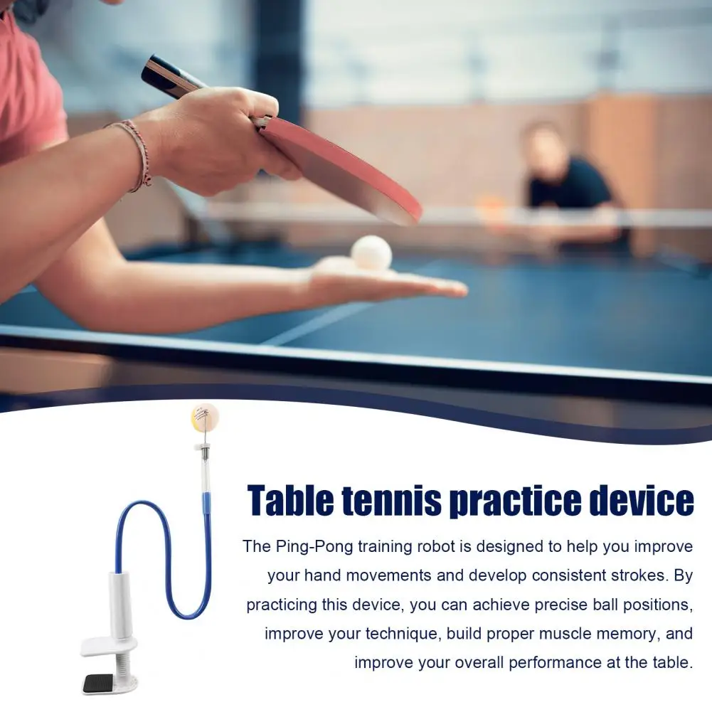 Тренажер для мячей для настольного тенниса, тренировочный робот для пинг-понга, автоматическое устройство для возврата мяча с настольным зажимом для практики пинг-понга 
Тренажер для мячей для настольного тенниса, тренировочный робот для пинг-понга, автоматическое устройство для возврата мяча с настольным зажимом для практики пинг-понга