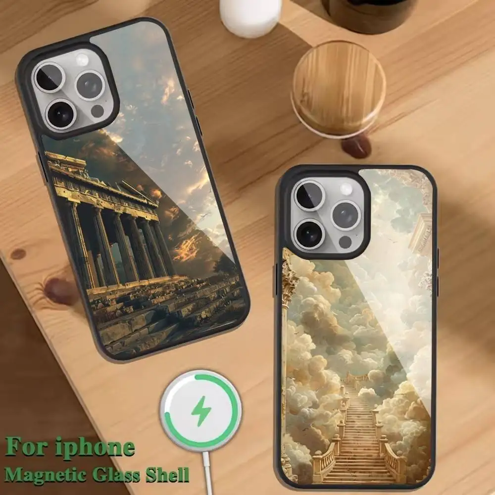 Greek Palaces Phone Case For Magnetic Wireless Charge Cover For iphone 16 15 14 13 12 11 Pro Max Plus Coque
Greek Palaces Phone Case For Magnetic Wireless Charge Cover For iphone 16 15 14 13 12 11 Pro Max Plus Coque