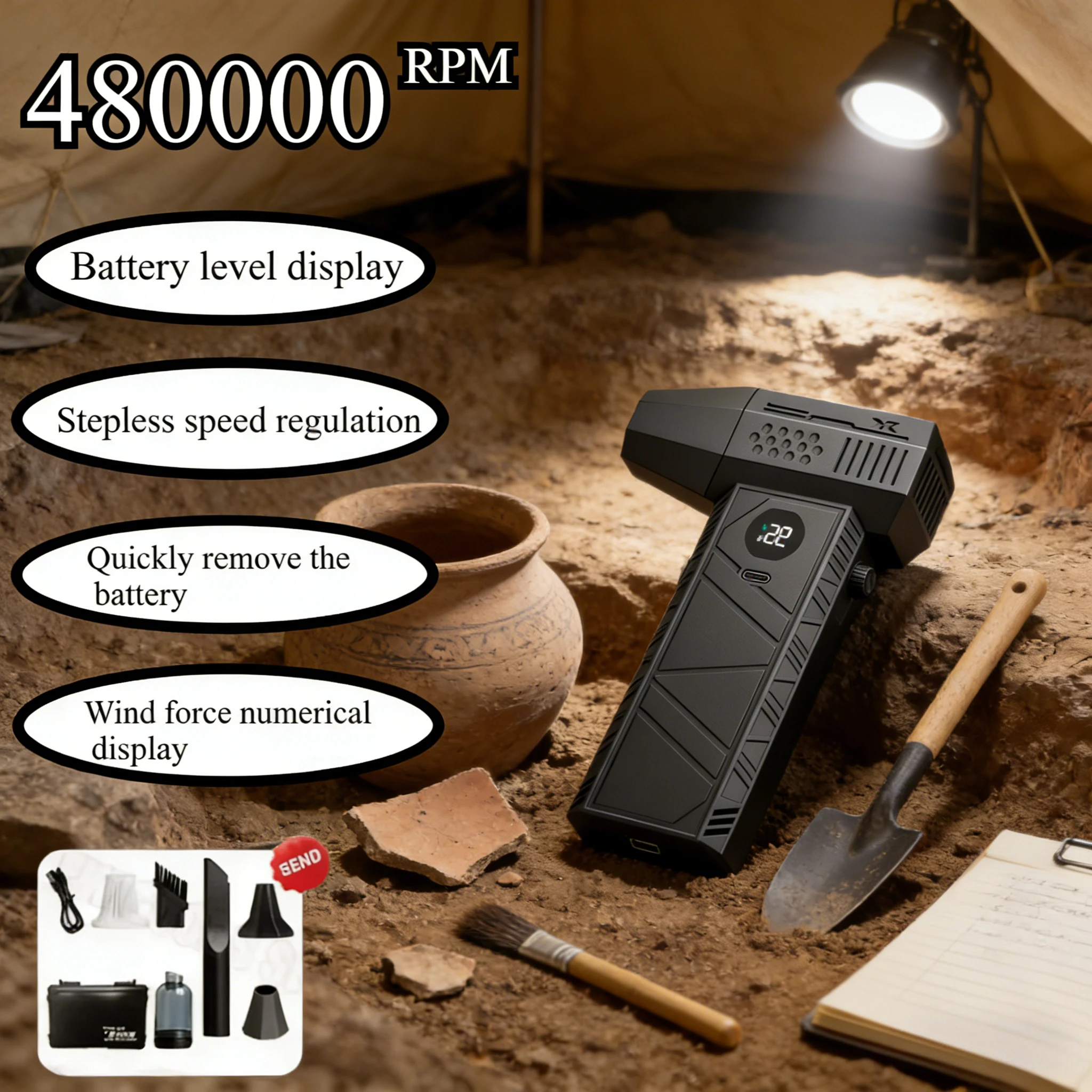 480 000 об/мин C6 воздуходувка мощный пылесос быстрая зарядка сильный ветер бесщеточный жестокий вентилятор для уборки автомобиля/компьютера
480 000 об/мин C6 воздуходувка мощный пылесос быстрая зарядка сильный ветер бесщеточный жестокий вентилятор для уборки автомобиля/компьютера