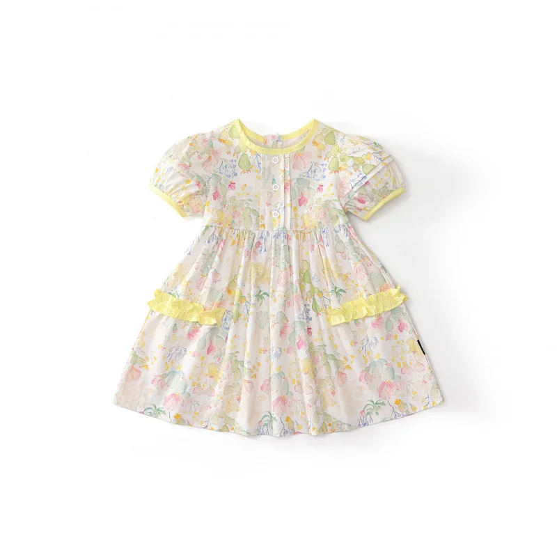 Girls' Summer Dress2025Summer New Style Children's Fashionable Girl Floral Dress Puff Sleeve Princess Dress
Girls' Summer Dress2025Summer New Style Children's Fashionable Girl Floral Dress Puff Sleeve Princess Dress