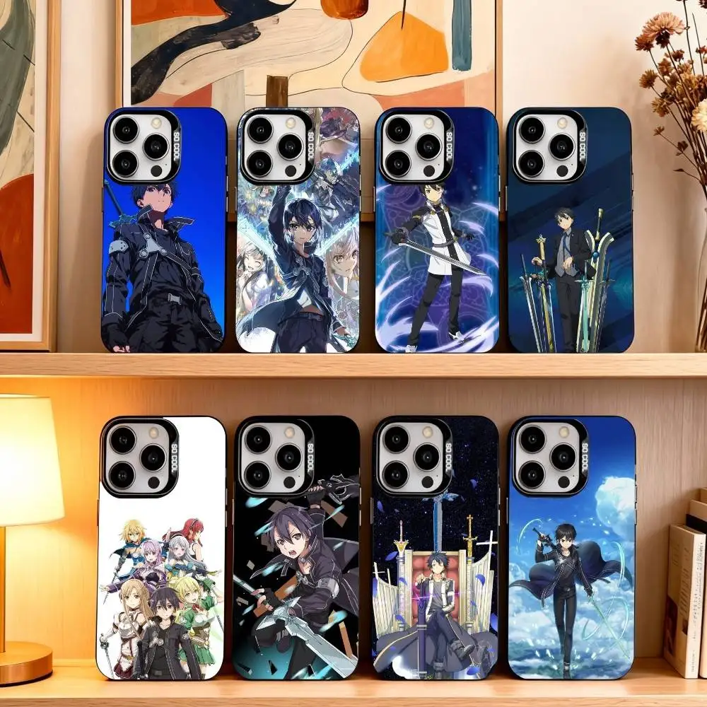S-Sword Art O-Online SAO Kirigaya Phone Case For iPhone17,16,15,14,13,12,11 Plus,Pro Max Black Candy silver phone case
S-Sword Art O-Online SAO Kirigaya Phone Case For iPhone17,16,15,14,13,12,11 Plus,Pro Max Black Candy silver phone case