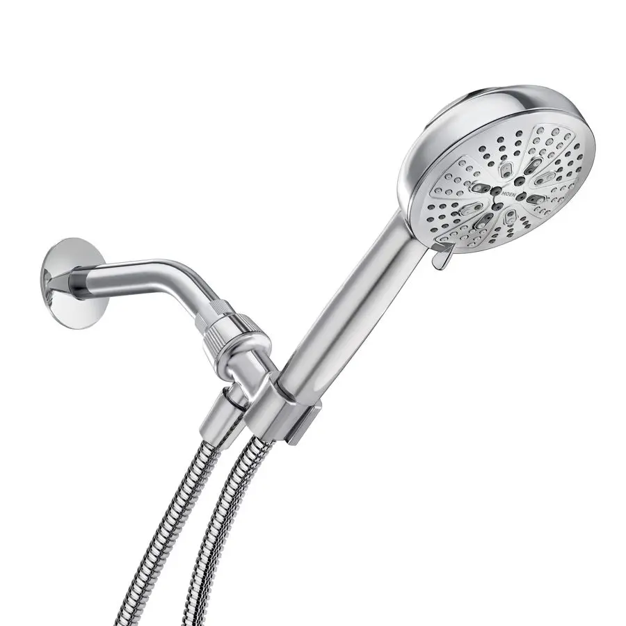 Душевая лейка высокого давления Chrome Hydro Energetix с ручным распылителем, 8 режимов распыления, 200H0
Душевая лейка высокого давления Chrome Hydro Energetix с ручным распылителем, 8 режимов распыления, 200H0