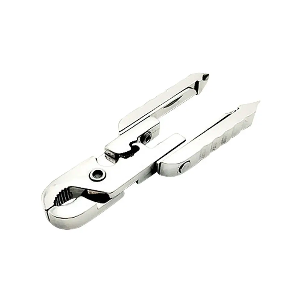 Multifunctional Clamp Tool Stainless Steel Pliers for Camping Outdoor Silver Metal Purpose Folding Multi-use Durable Practical
Multifunctional Clamp Tool Stainless Steel Pliers for Camping Outdoor Silver Metal Purpose Folding Multi-use Durable Practical