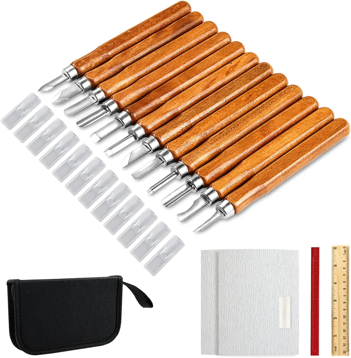 Wood Carving Knife Set 20 PCS Carbon Steel Wood Carving Kit for DIY Sculpture Beginners Experts with Storage Case
Wood Carving Knife Set 20 PCS Carbon Steel Wood Carving Kit for DIY Sculpture Beginners Experts with Storage Case