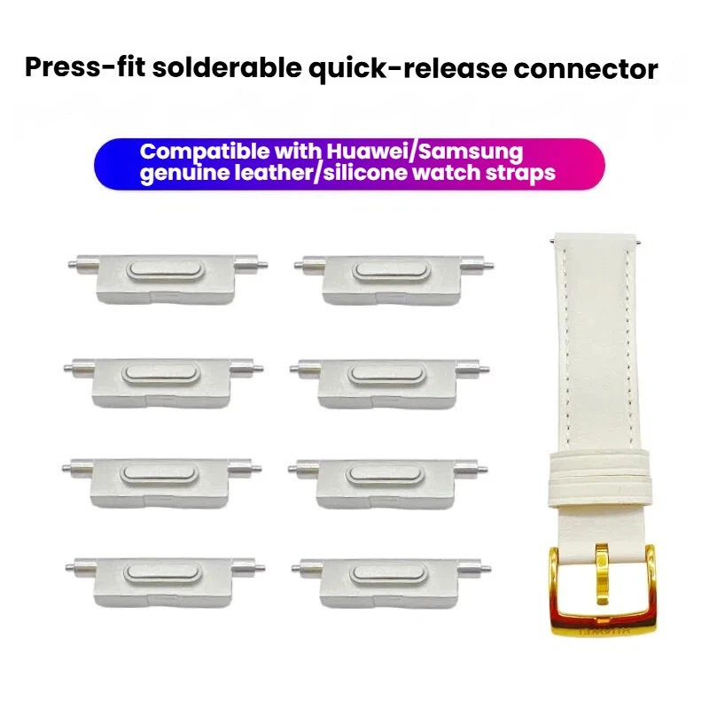 Push-button quick-release Stainless steel connector For Huawei Samsung Series Band 18mm 22mm Accessorie Tool Wholesale
Push-button quick-release Stainless steel connector For Huawei Samsung Series Band 18mm 22mm Accessorie Tool Wholesale