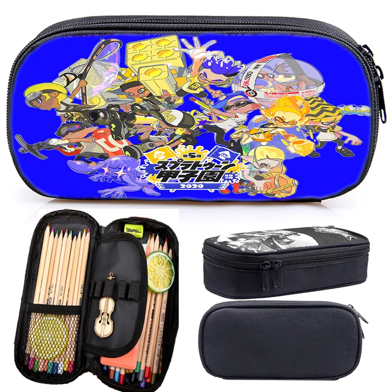 Детская крутая сумка для ручек на молнии Splatoon, Mochila, детский чехол для стрельбы, ручной чехол, студенческий многофункциональный чехол для письма большой емкости
Детская крутая сумка для ручек на молнии Splatoon, Mochila, детский чехол для стрельбы, ручной чехол, студенческий многофункциональный чехол для письма большой емкости