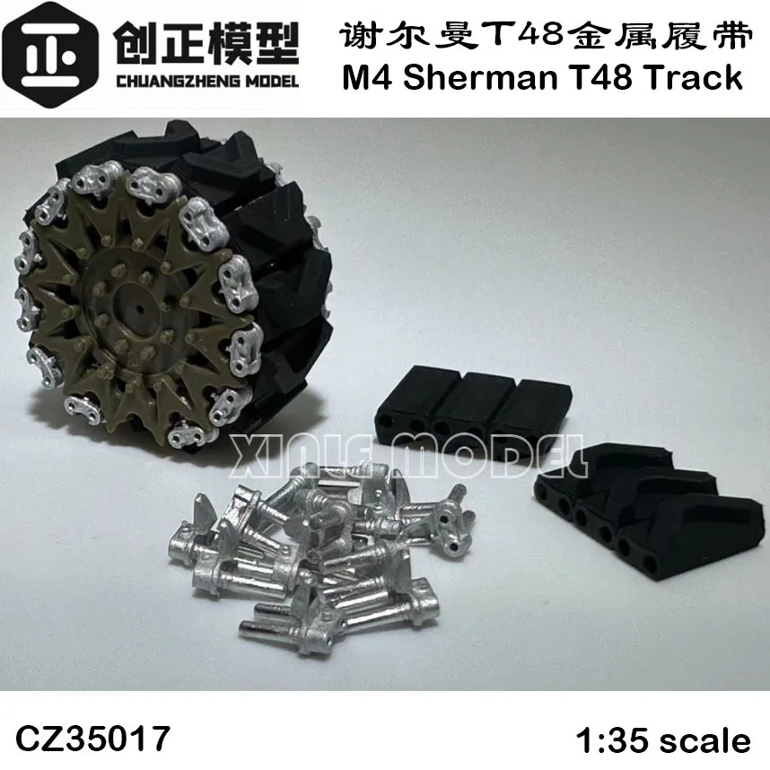 Chuangzheng model accessories 35017 American M4 Sherman T48 tank metal track (real hanging glue) universal 1/35
Chuangzheng model accessories 35017 American M4 Sherman T48 tank metal track (real hanging glue) universal 1/35