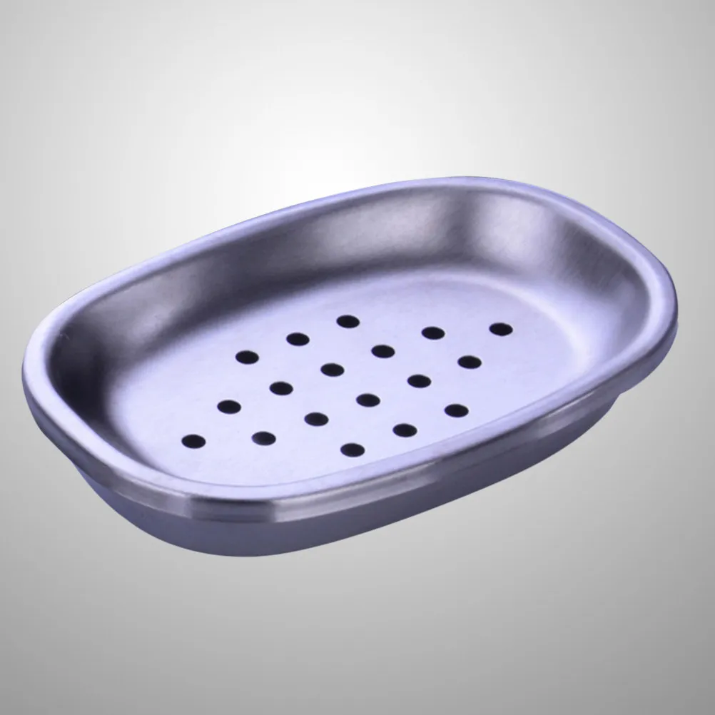 Набор из 2-х мыльниц из нержавеющей стали с двойным слоем и дренажем, со съемным поддоном, для ванной и кухни, овальные, с точечным рисунком
Набор из 2-х мыльниц из нержавеющей стали с двойным слоем и дренажем, со съемным поддоном, для ванной и кухни, овальные, с точечным рисунком